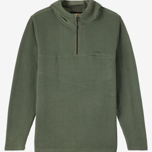 TRVLR Hooded Quarter Zip Long Sleeve Pullover