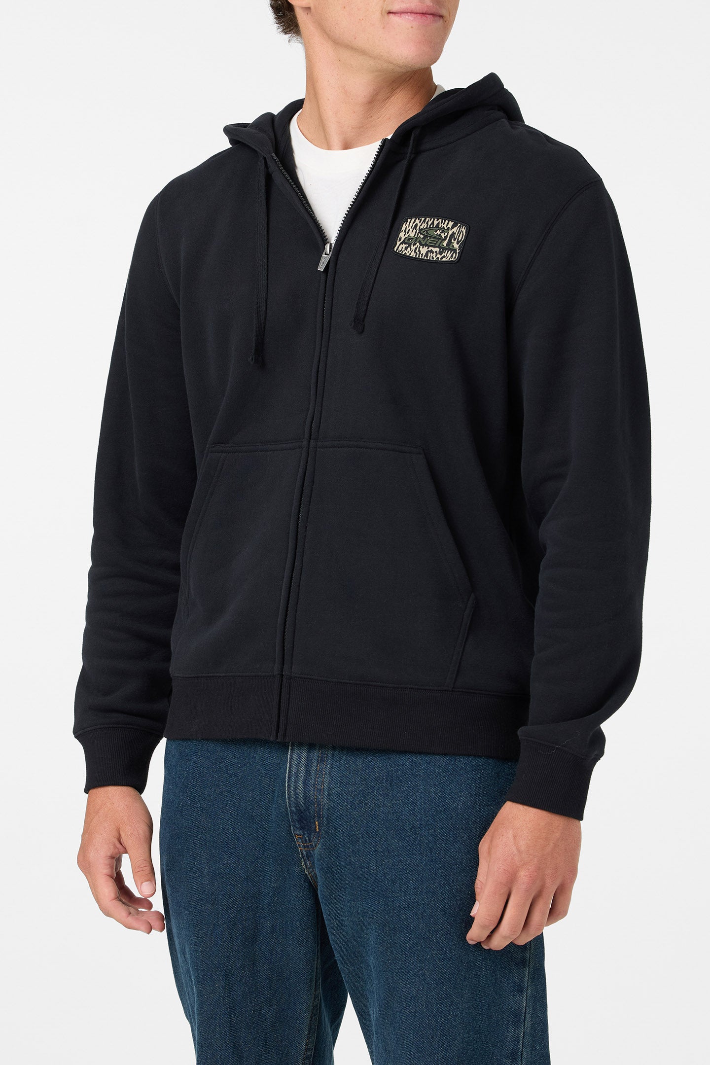 Patched Classic Zip Hoodie - Image 3