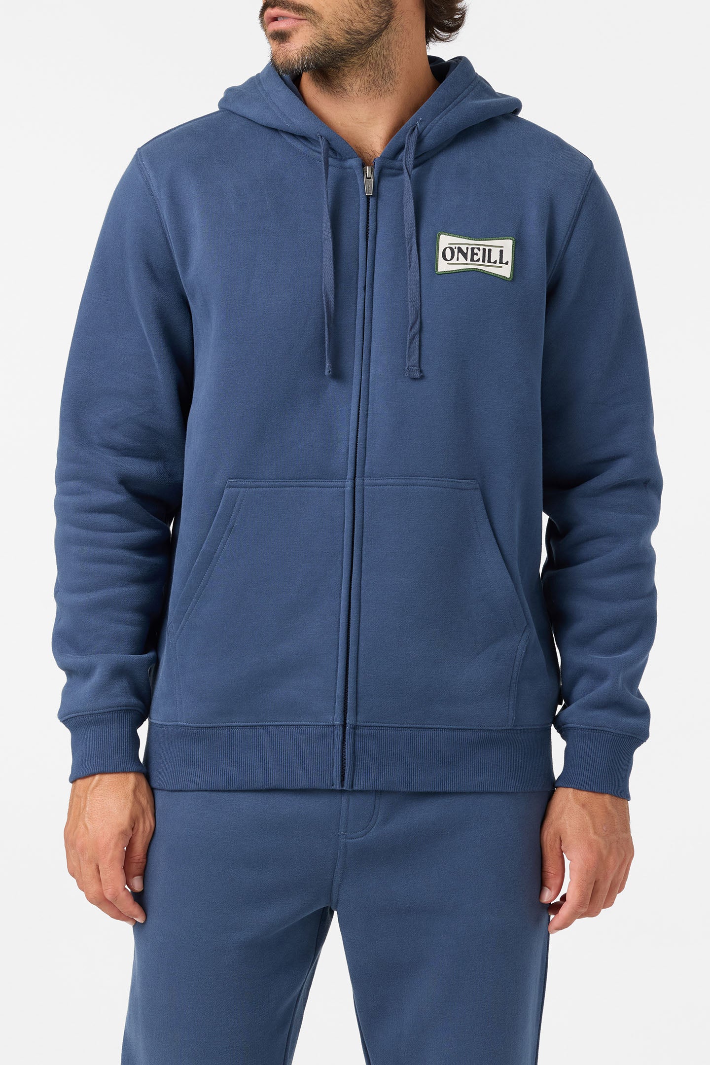Patched Classic Zip Hoodie - Image 2