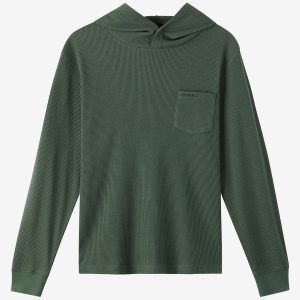 Boy's Overland Hooded Thermal Long Sleeve Pullover