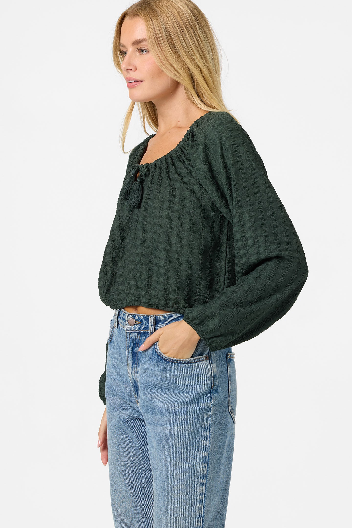 Cami Knit Long Sleeve Top - Image 5