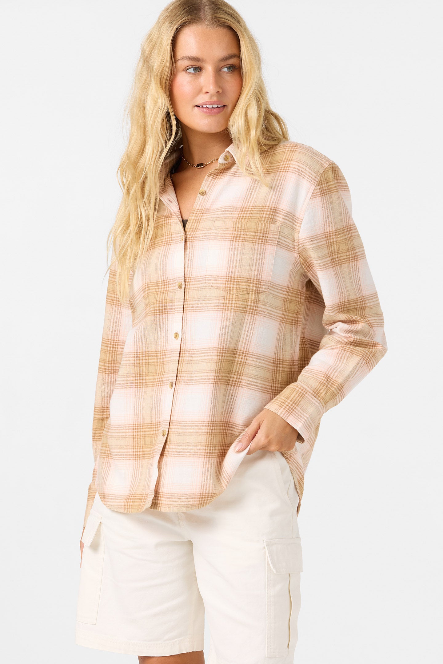 Logan Flannel Long Sleeve Top - Image 7