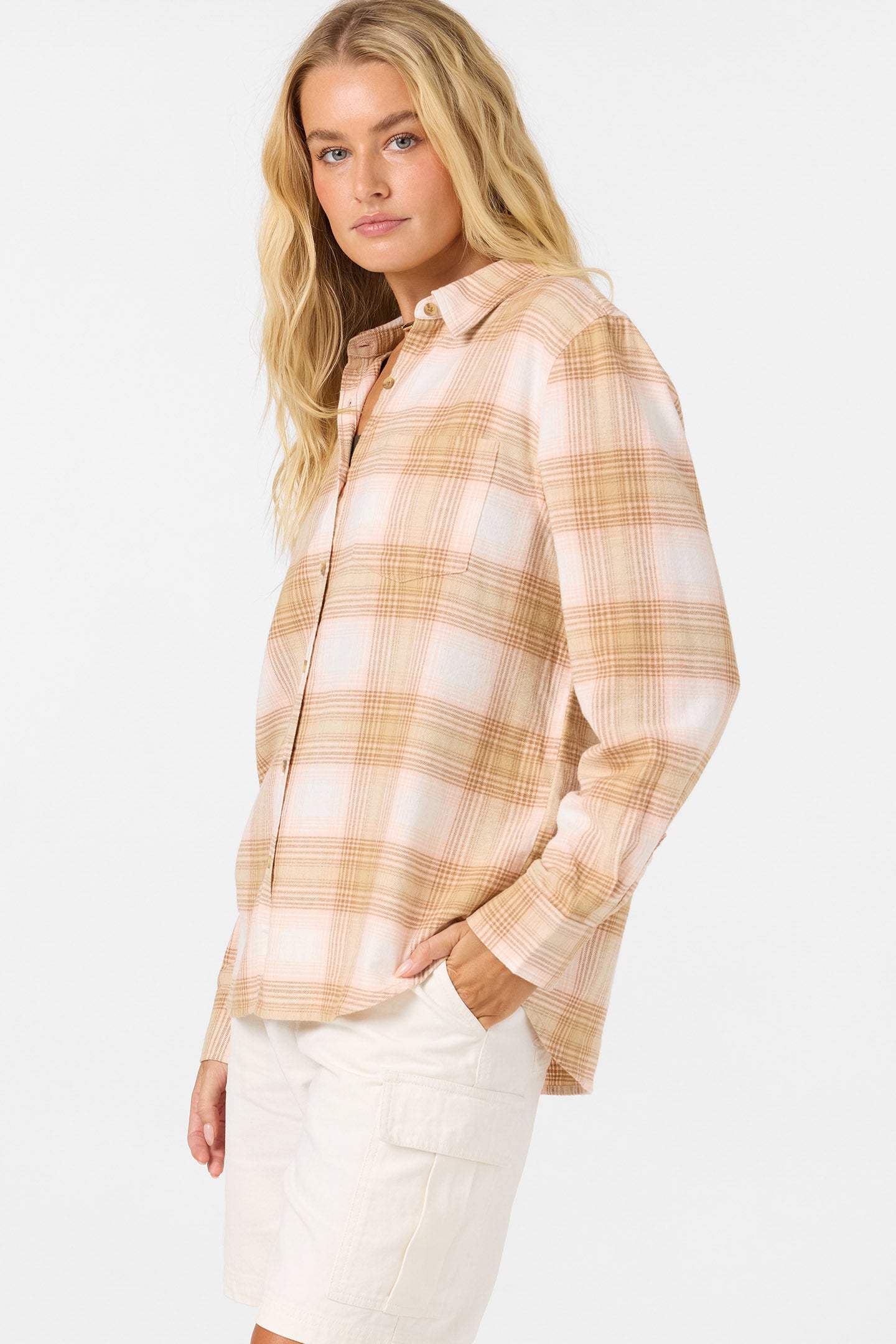 Logan Flannel Long Sleeve Top - Image 6