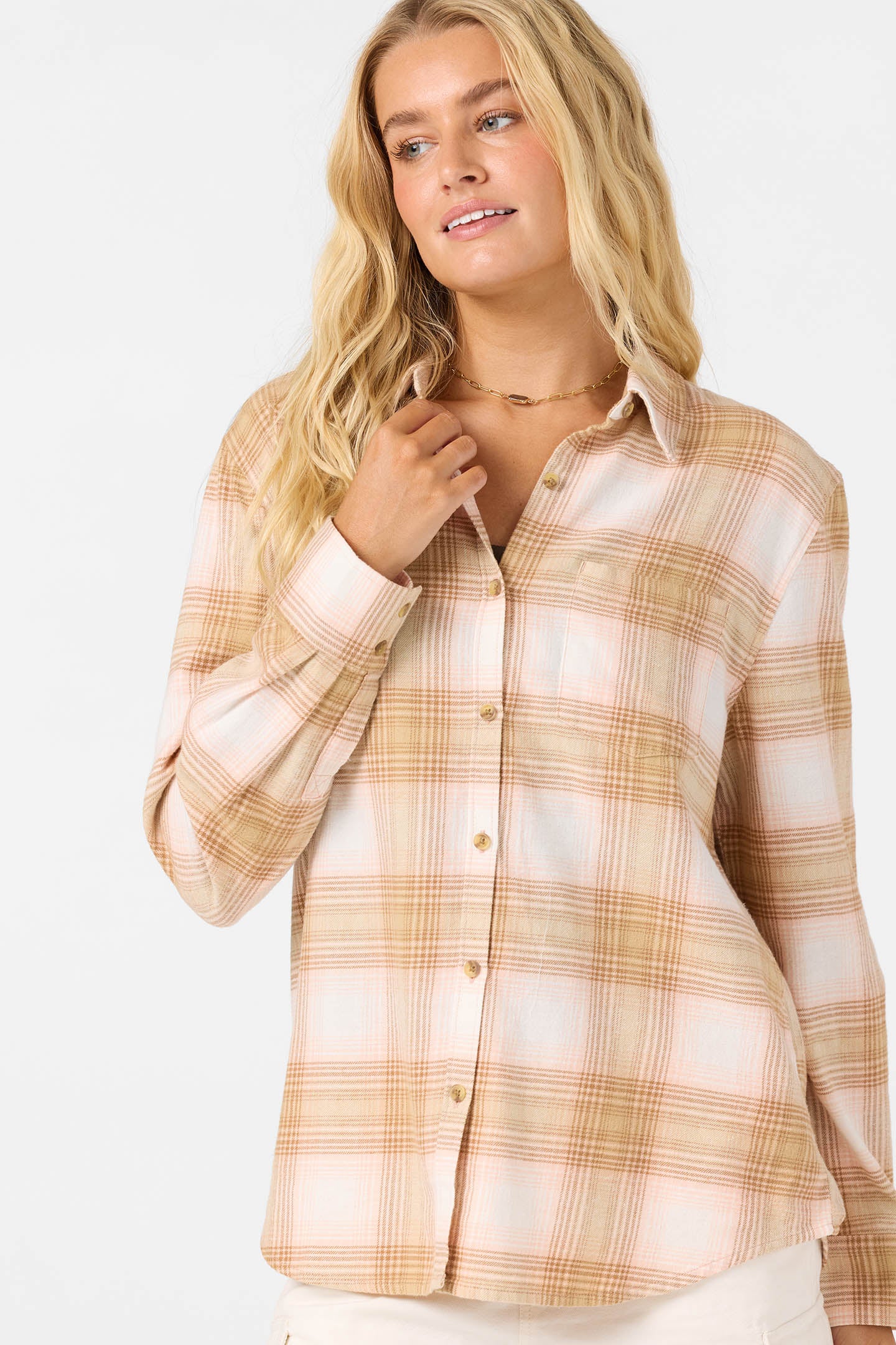 Logan Flannel Long Sleeve Top - Image 5