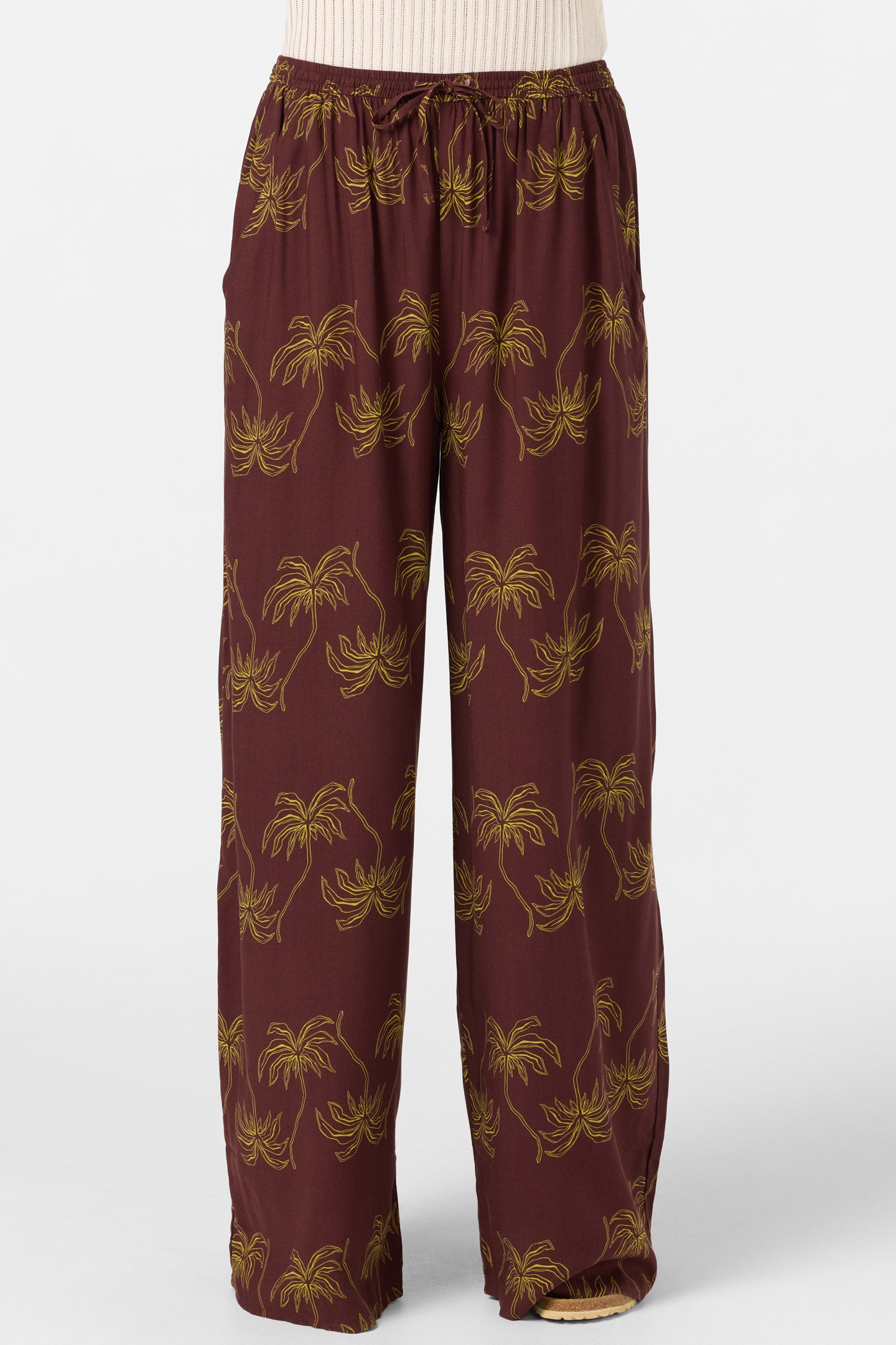 Rosalie Palm Stripe Pants - Image 5