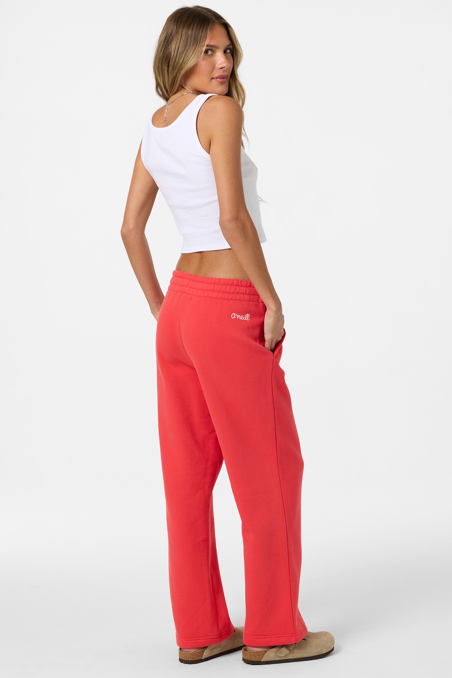 Straight Leg Fleece Sweatpants - Image 2