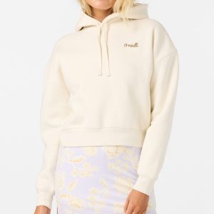 Arden Cropped Hoodie Pullover Fleece