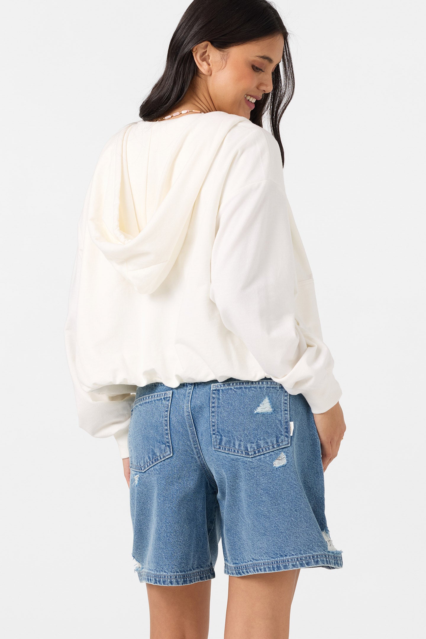Mae Bubble Zip Fleece Hoodie - Image 3