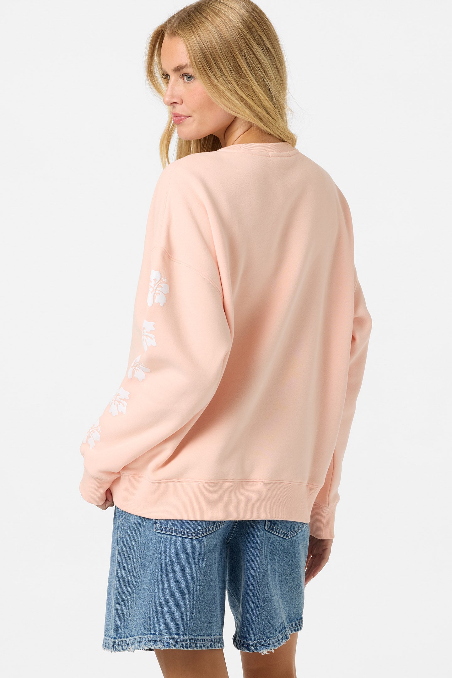 Mini Hibis Oversized Crew Neck Fleece - Image 2