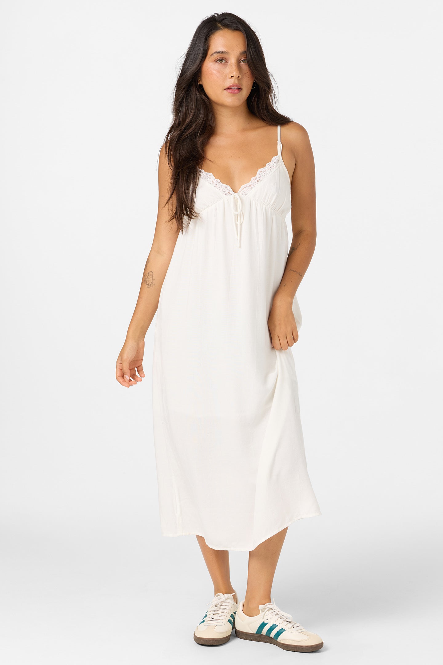 Dayna Solid Midi Dress - Image 3