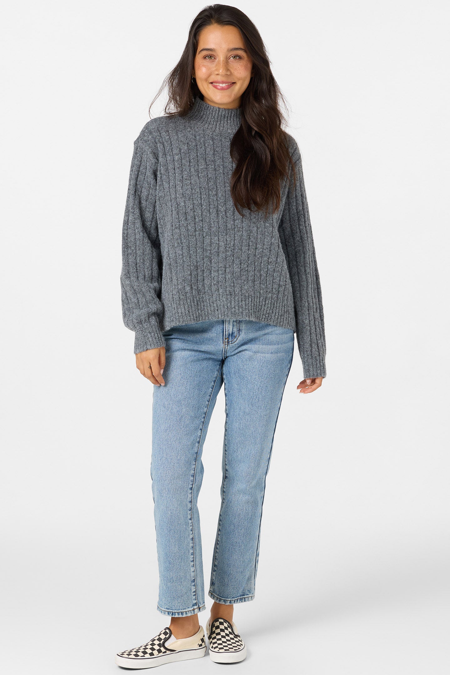 Cypress Mockneck Long Sleeve Sweater - Image 3