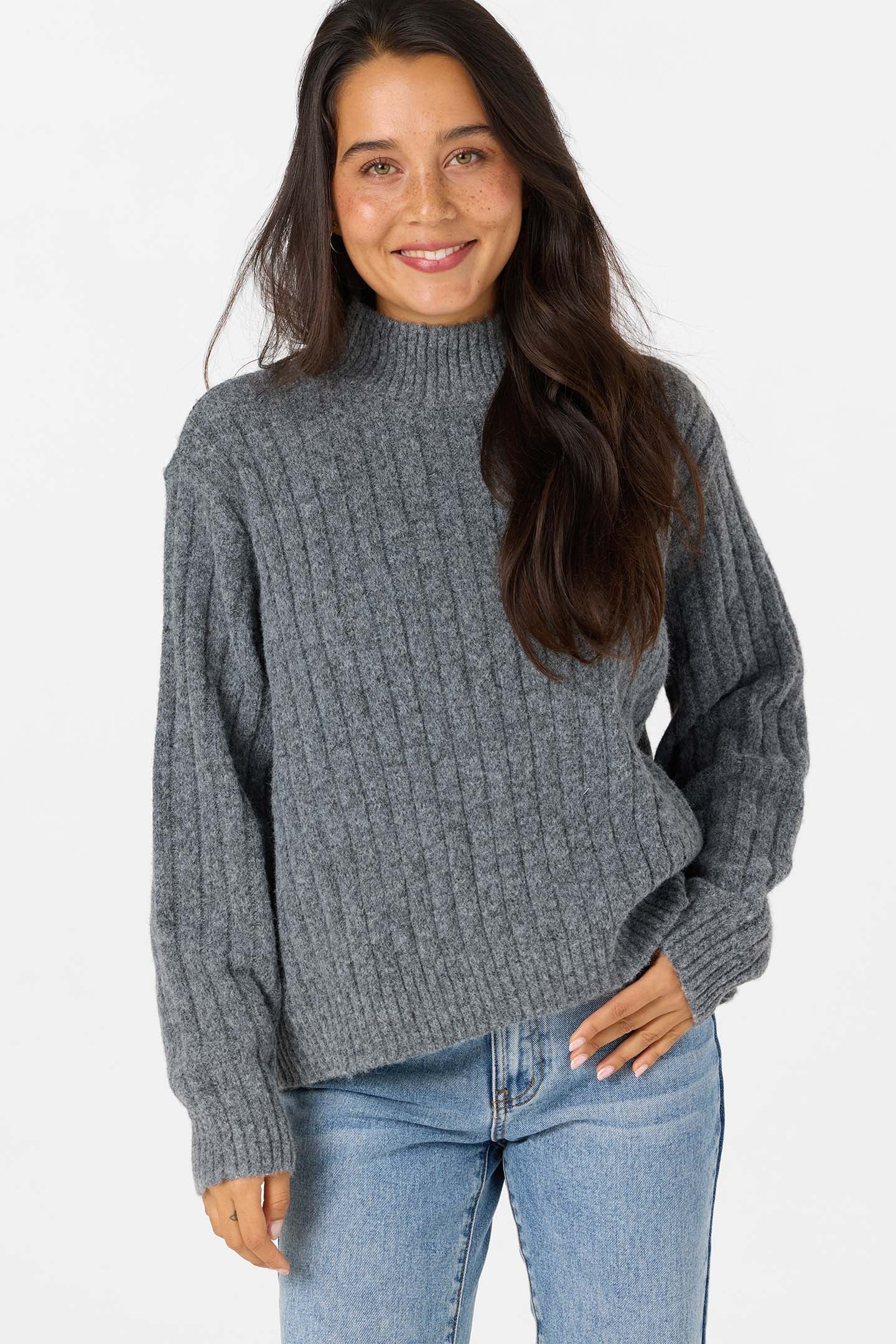 Cypress Mockneck Long Sleeve Sweater - Image 4
