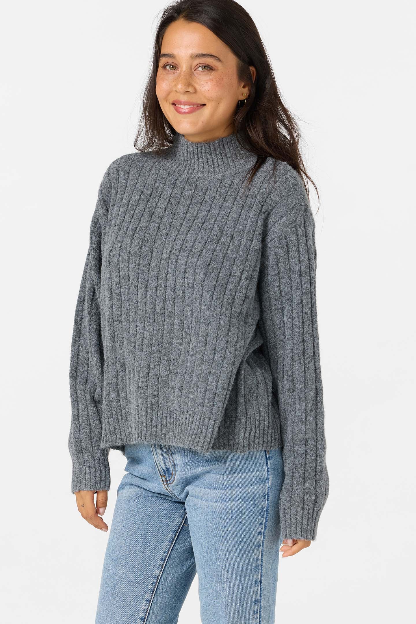 Cypress Mockneck Long Sleeve Sweater - Image 5