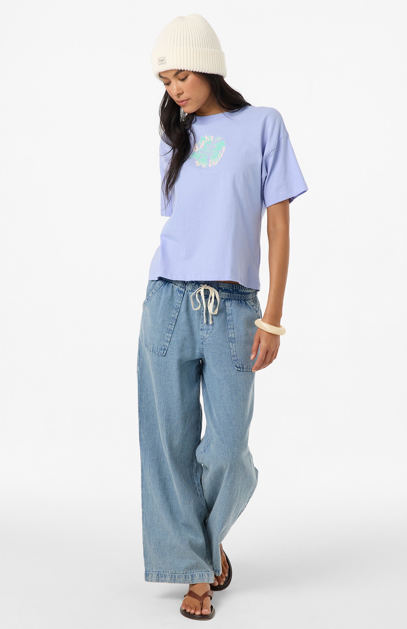 Aloha Hibiscus Hawaii Easy Tee - Image 3