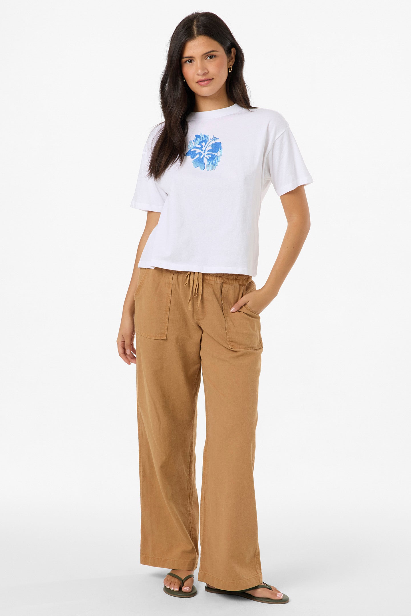 Aloha Hibiscus Hawaii Easy Tee - Image 3