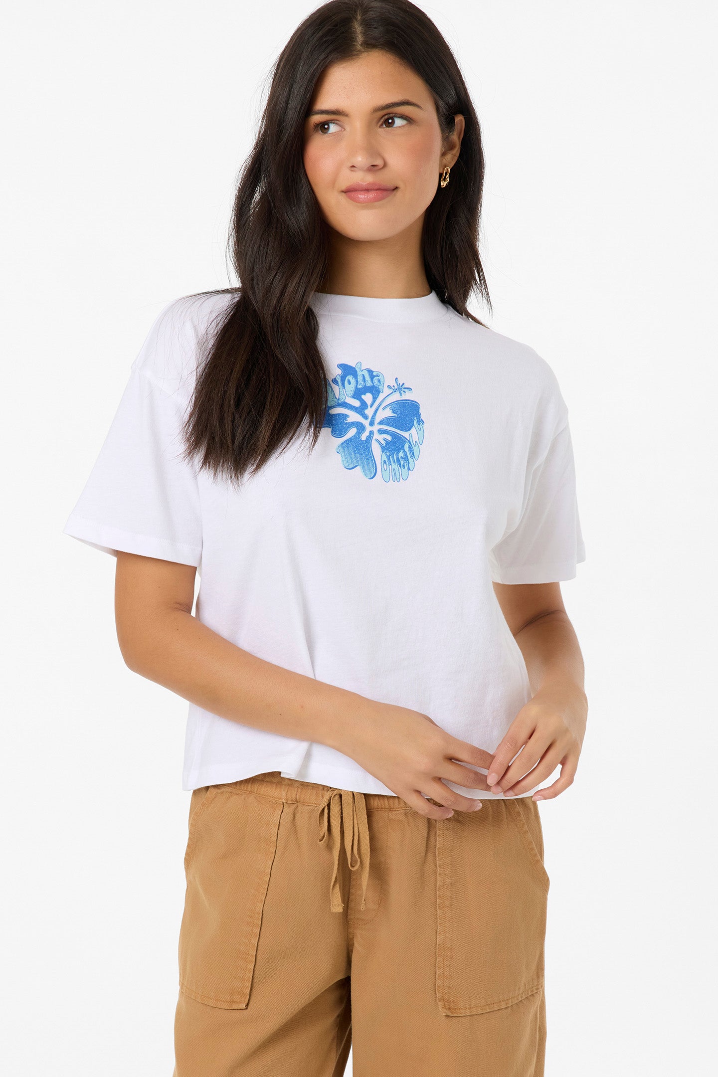 Aloha Hibiscus Hawaii Easy Tee