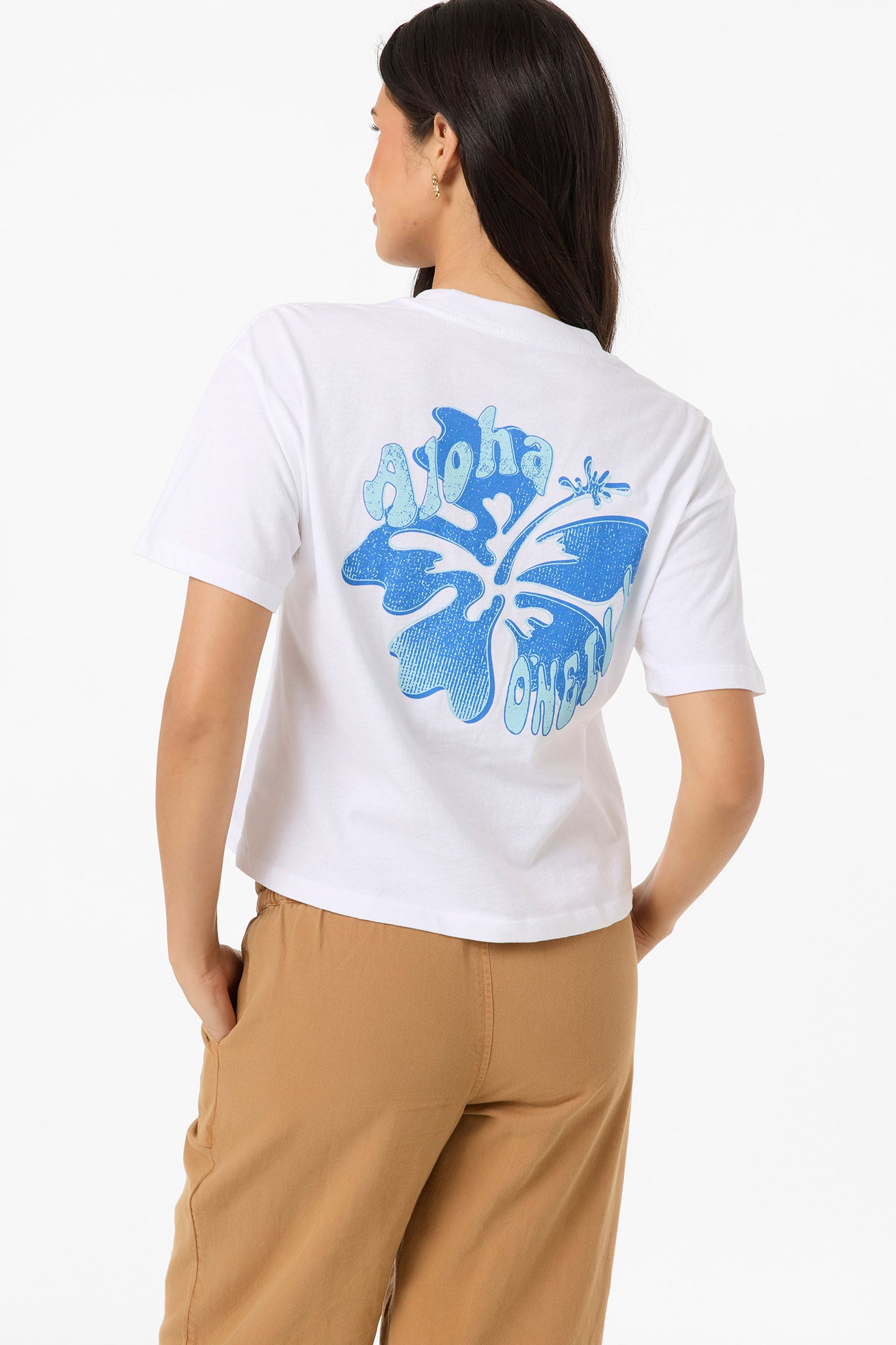 Aloha Hibiscus Hawaii Easy Tee - Image 2
