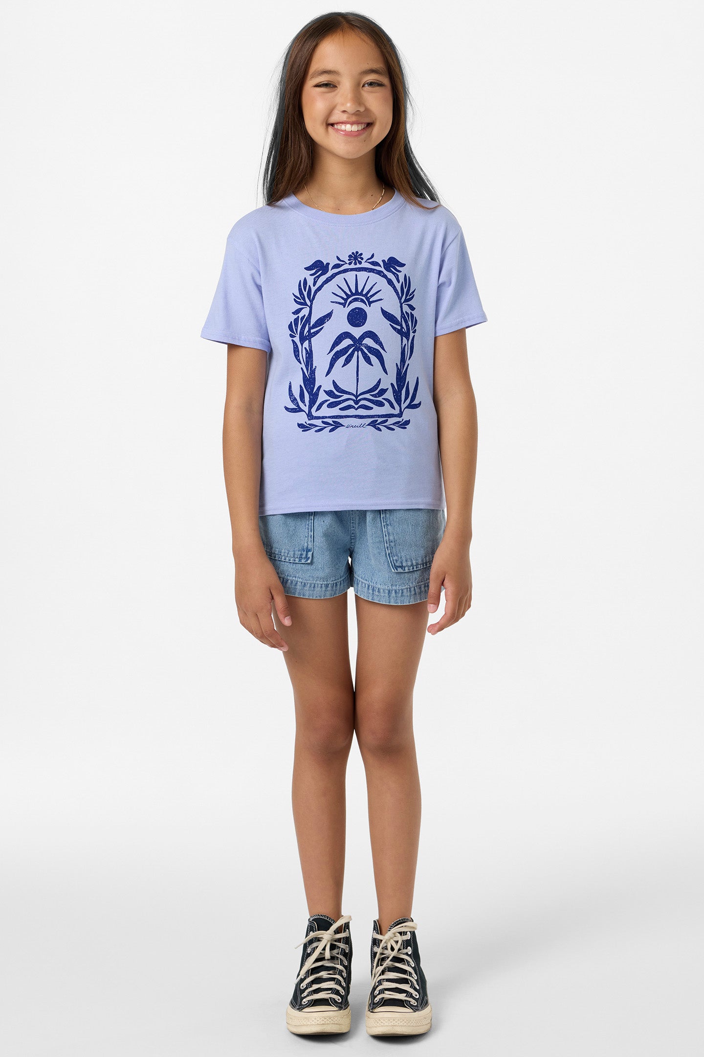 Girl's Framed Flora Angie Tee - Image 3