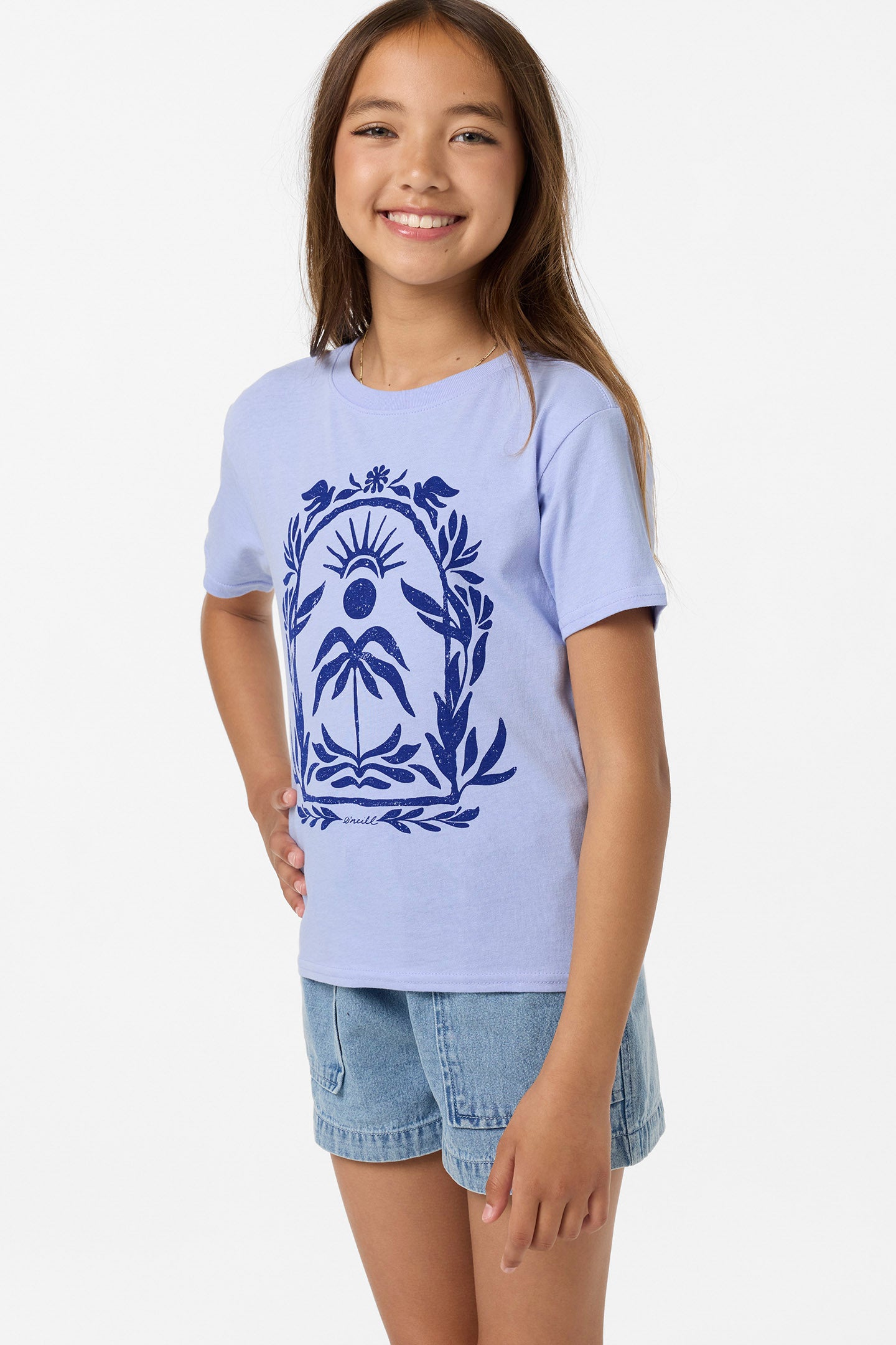 Girl's Framed Flora Angie Tee - Image 5