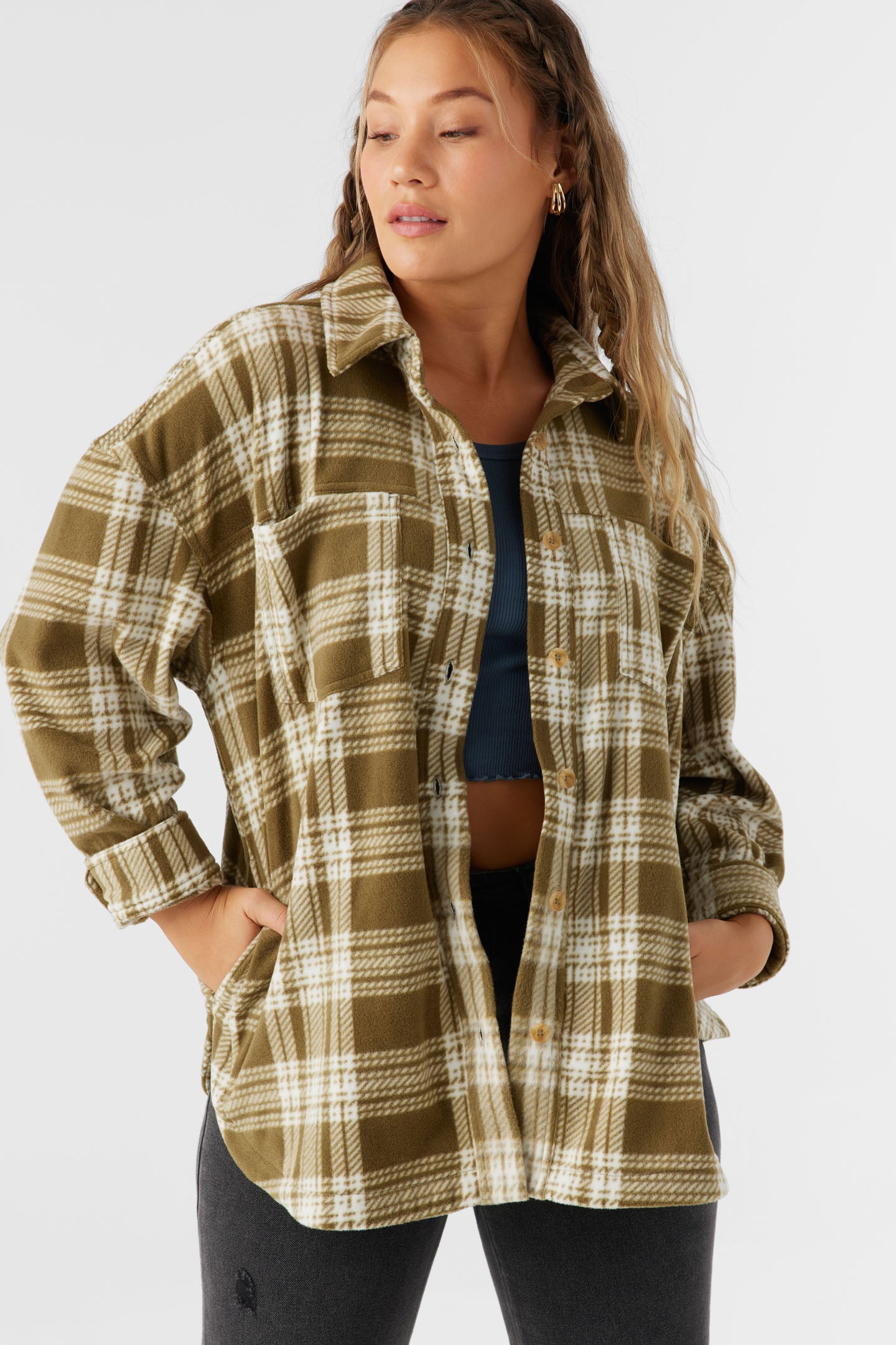 Rune Superfleece Oversized Fit Shacket - Image 4