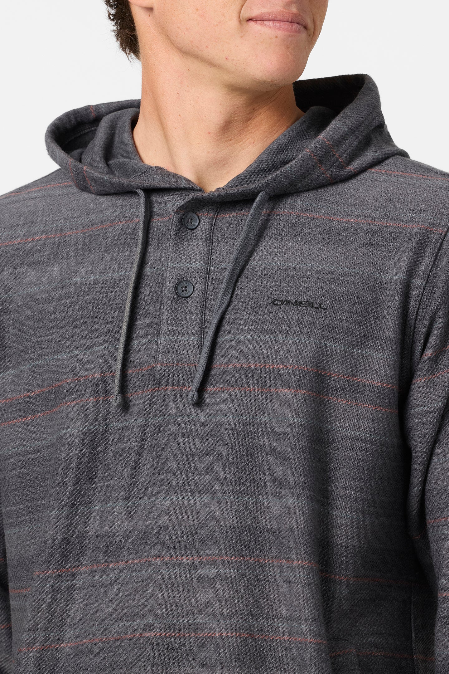 Bavaro Stripe Poncho Pullover Fleece - Image 4