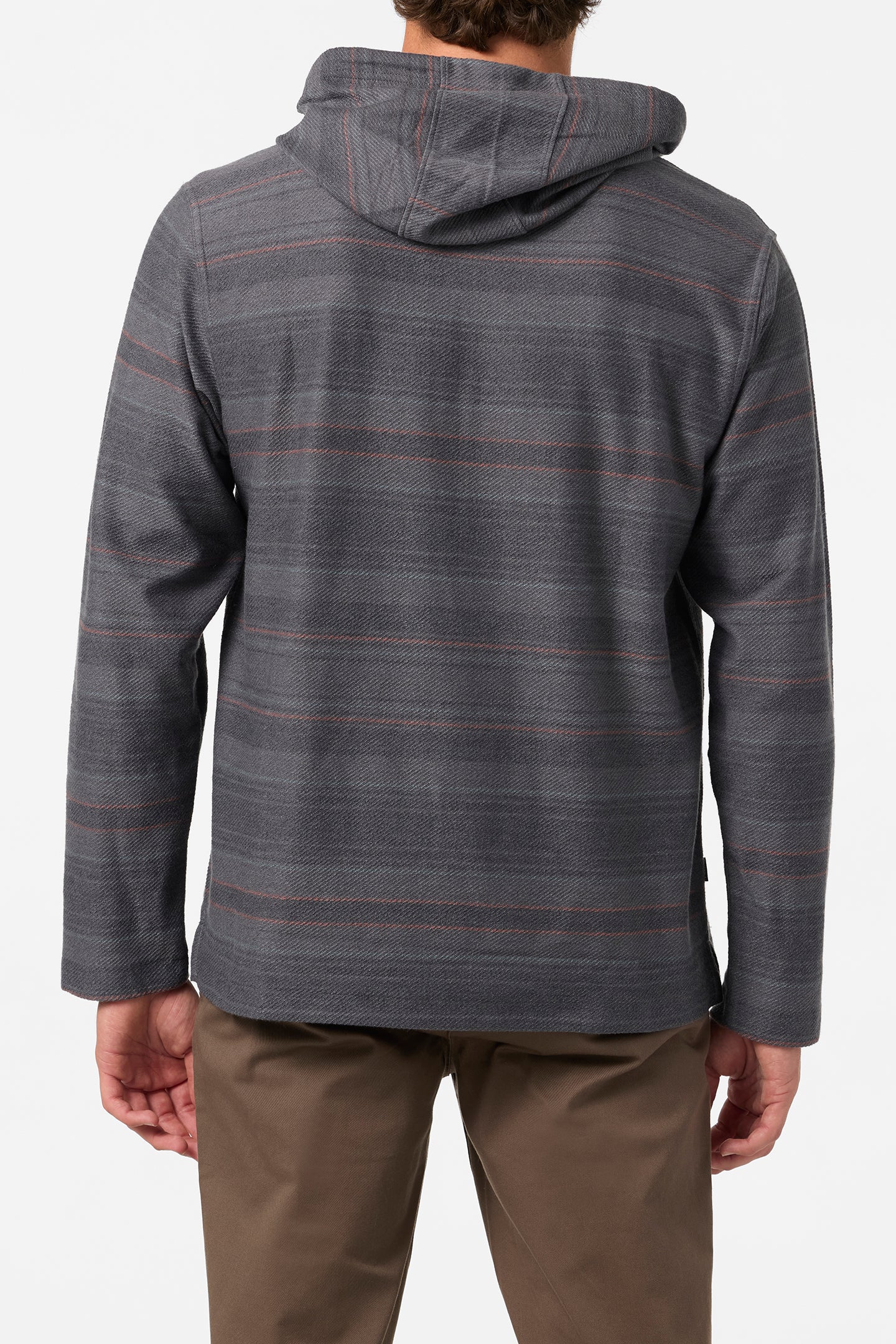 Bavaro Stripe Poncho Pullover Fleece - Image 5