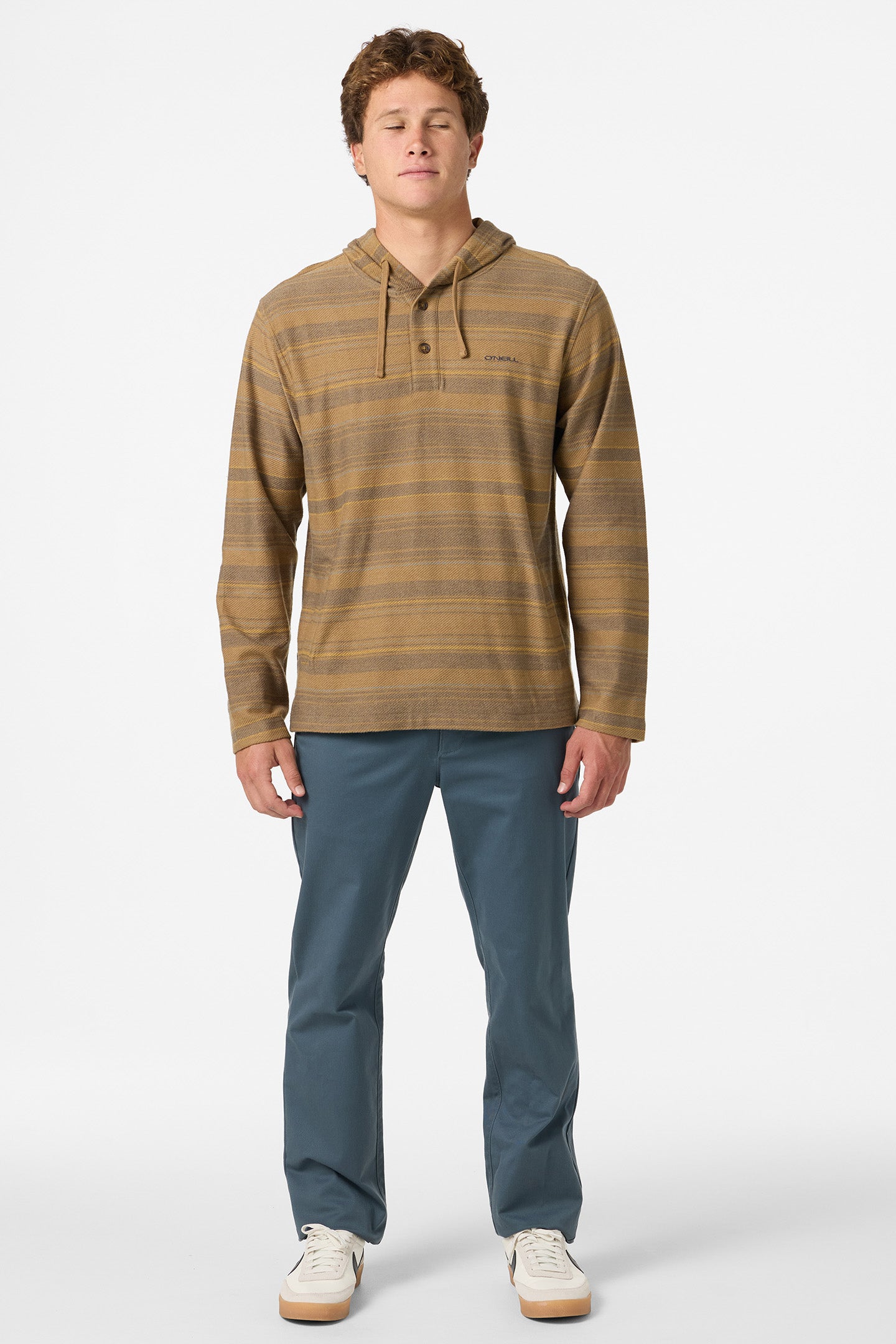 Bavaro Stripe Poncho Pullover Fleece - Image 5