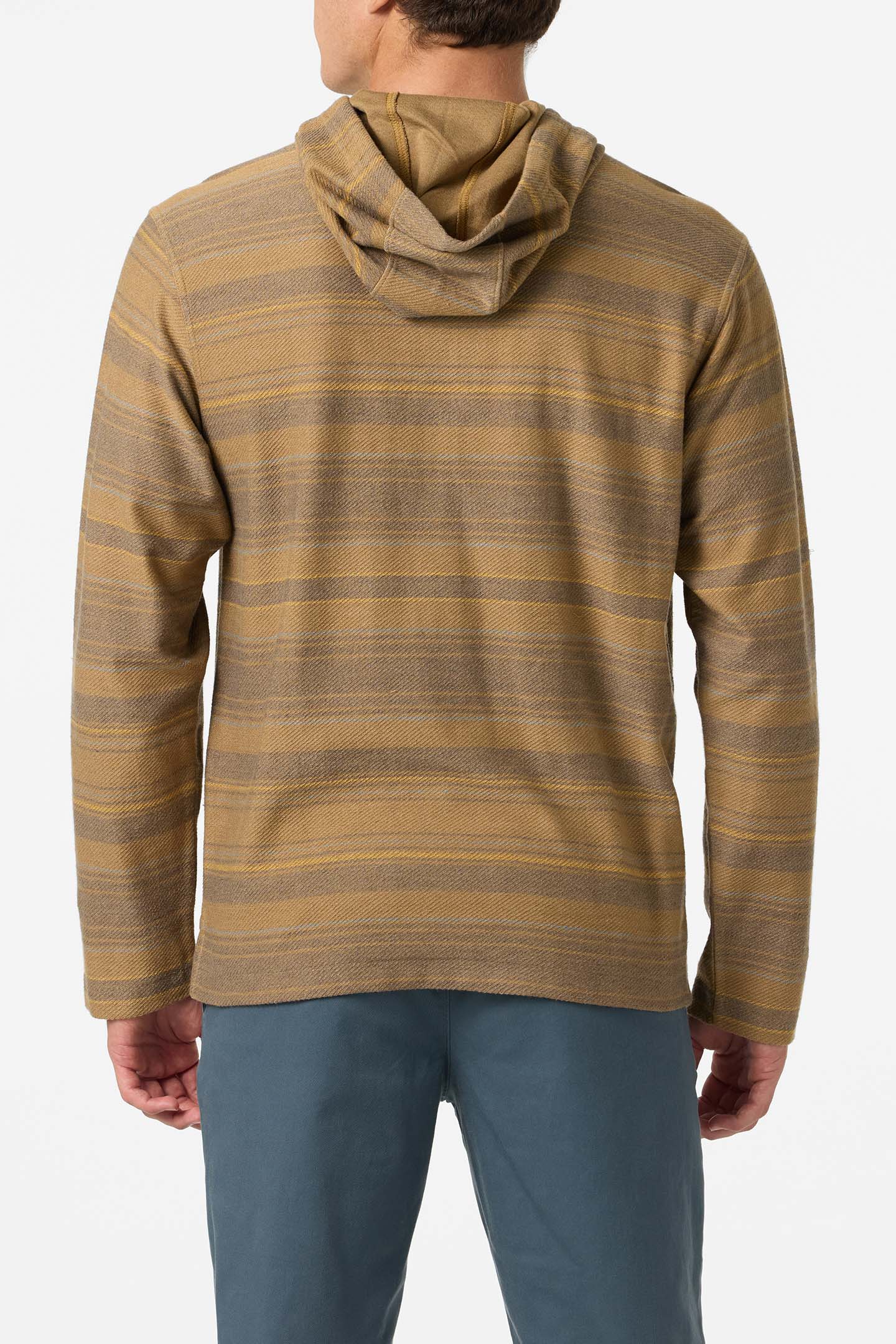 Bavaro Stripe Poncho Pullover Fleece - Image 4