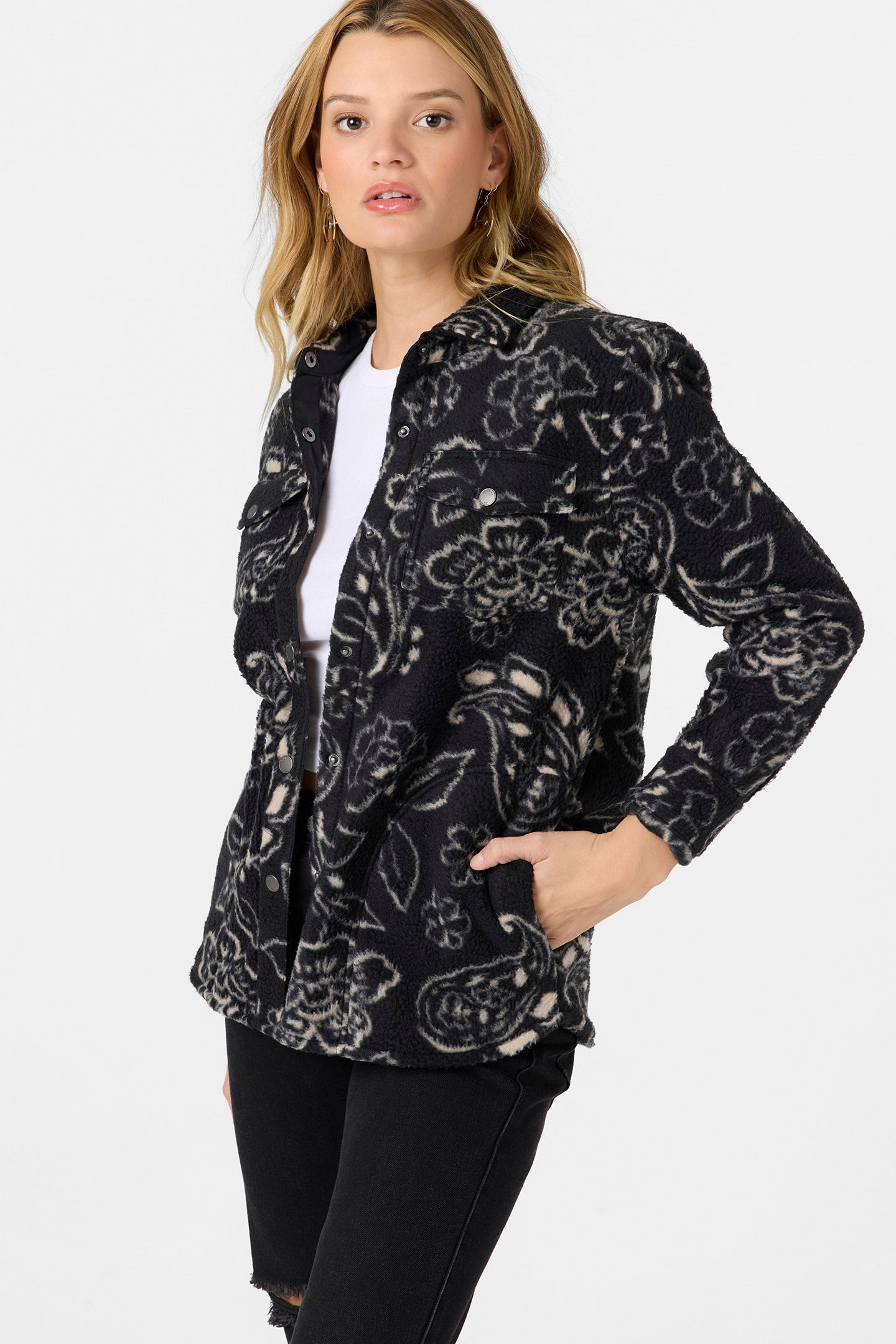 Zuma High Pile Long Sleeve Top - Image 5