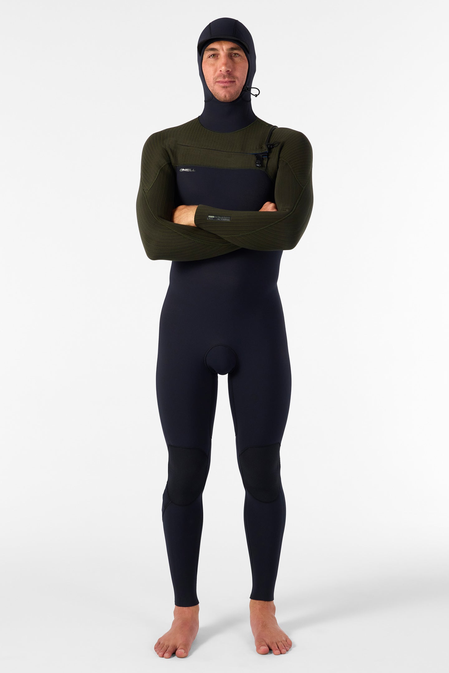 Hyperfreak 4/3mm+ Chest Zip Full Wetsuit W/ Hood - Image 4