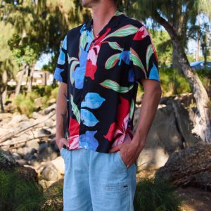 Relaxed Woven Camp Shirt