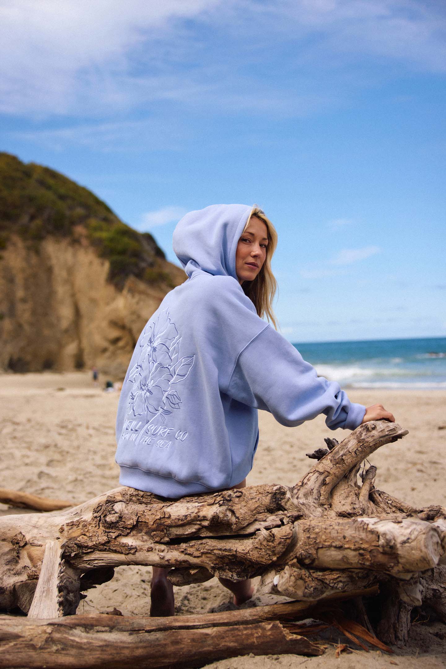 Born In The Sea Oversized Hoodie - Image 9