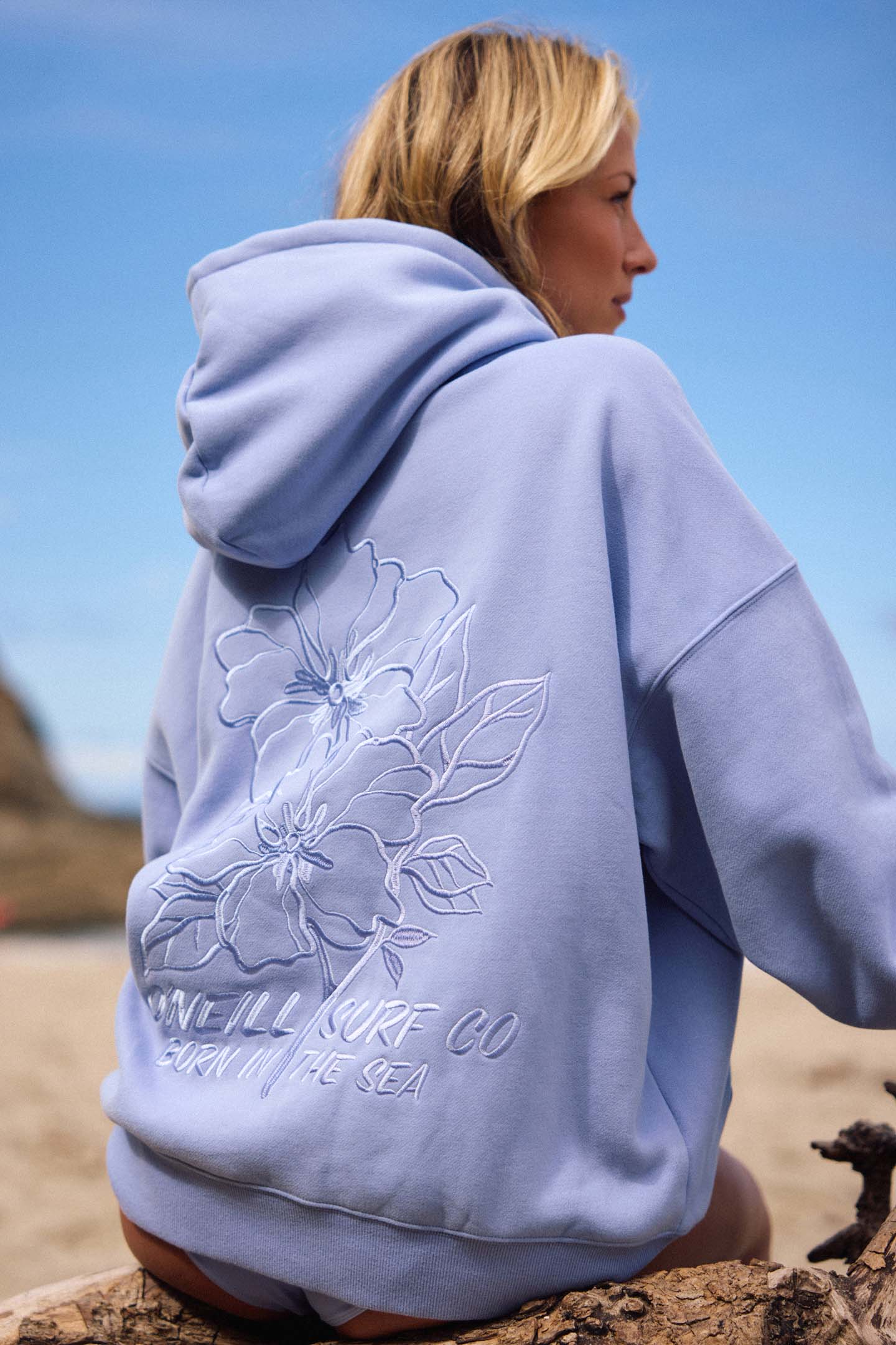 Born In The Sea Oversized Hoodie - Image 8