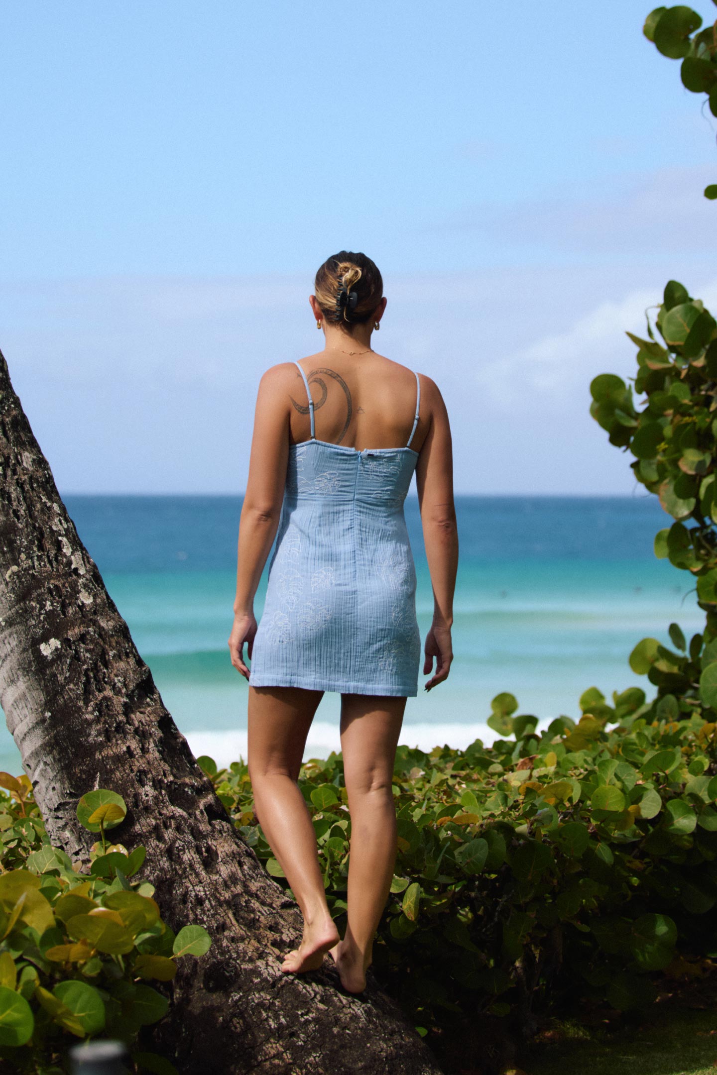 Cassie Monstera Short Dress - Image 11