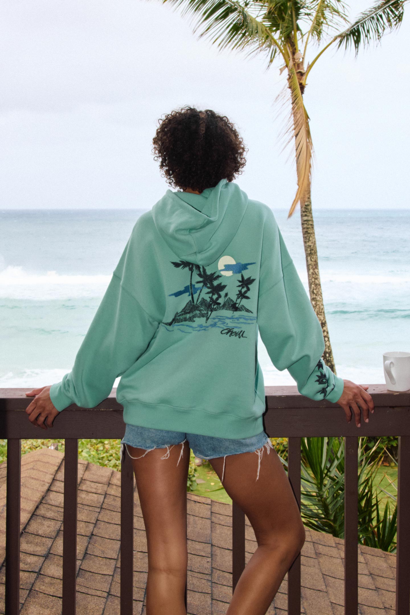 Tropic Melt Oversized Hoodie - Image 2