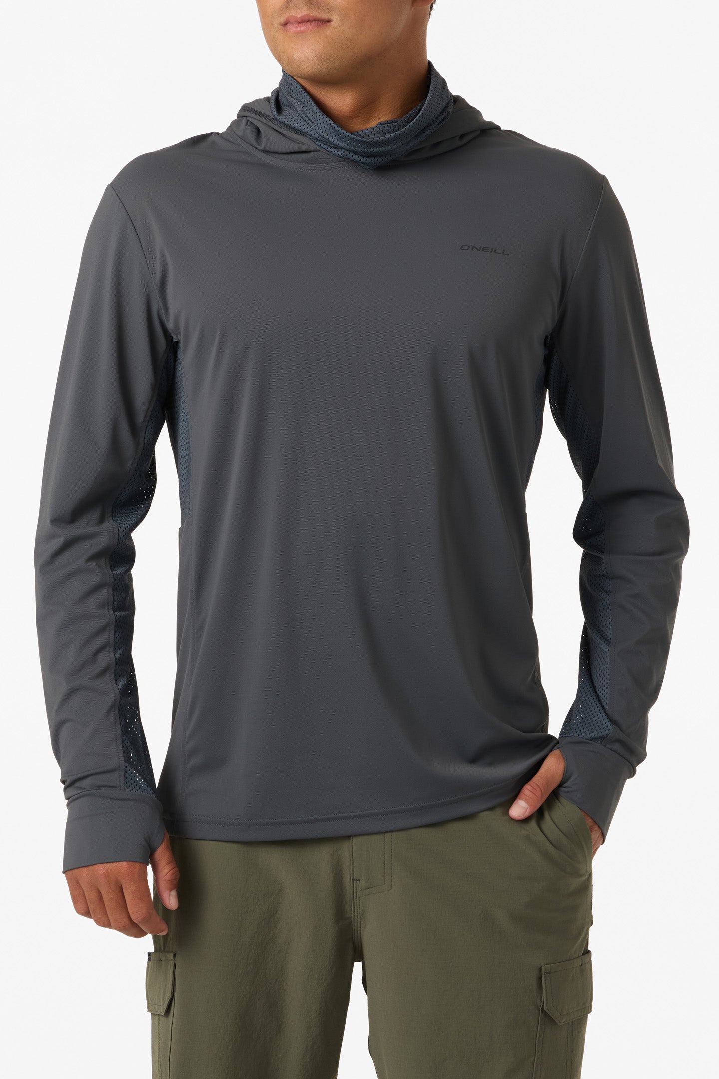 TRVLR UPF Elevated Hooded Long Sleeve Pullover - Image 2