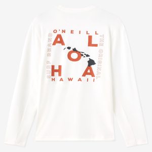Hawaii Layout UPF Long Sleeve Standard Fit Tee