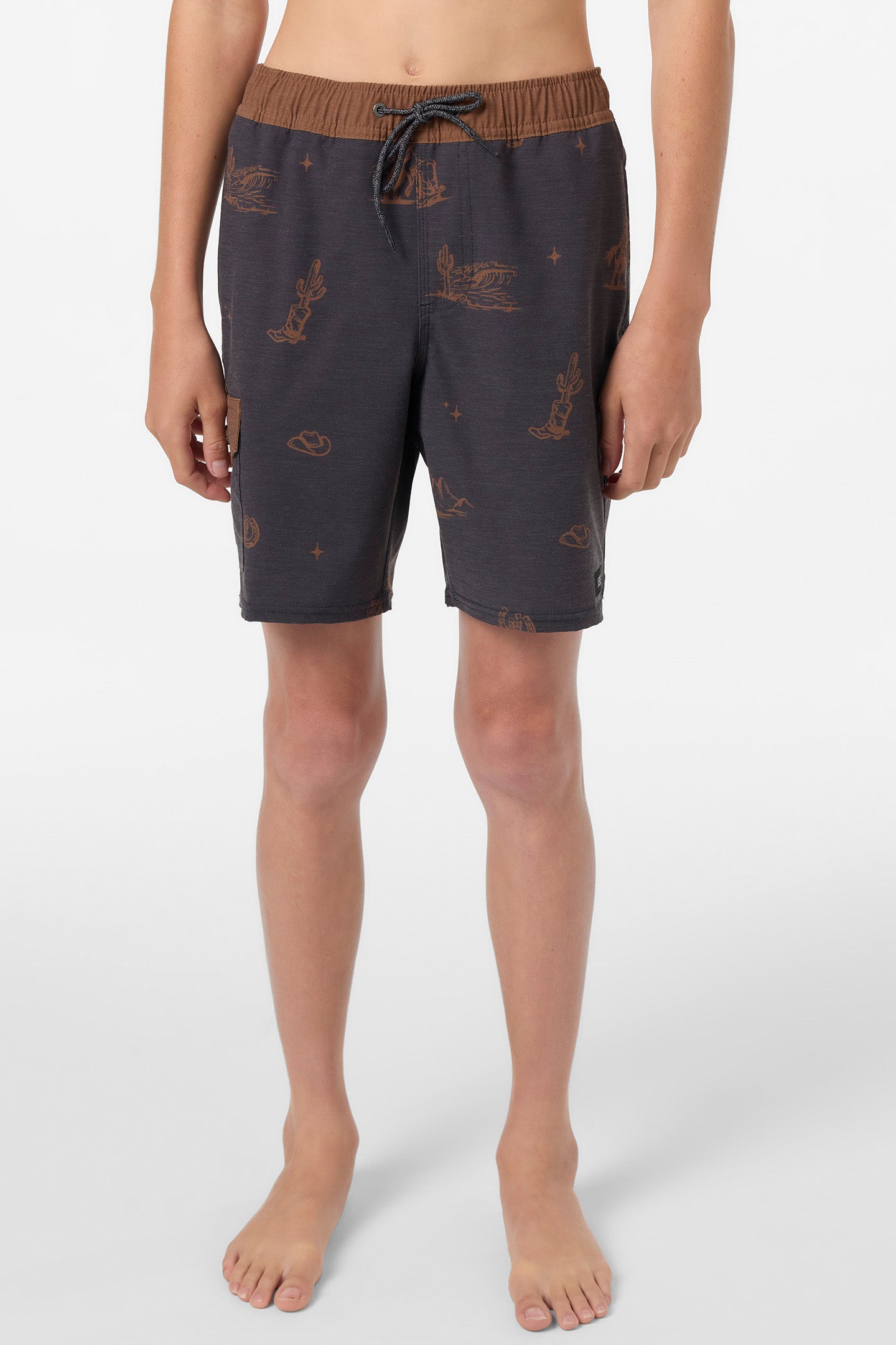 Boy's Hermosa Retro 16 Swim Trunks - Image 2