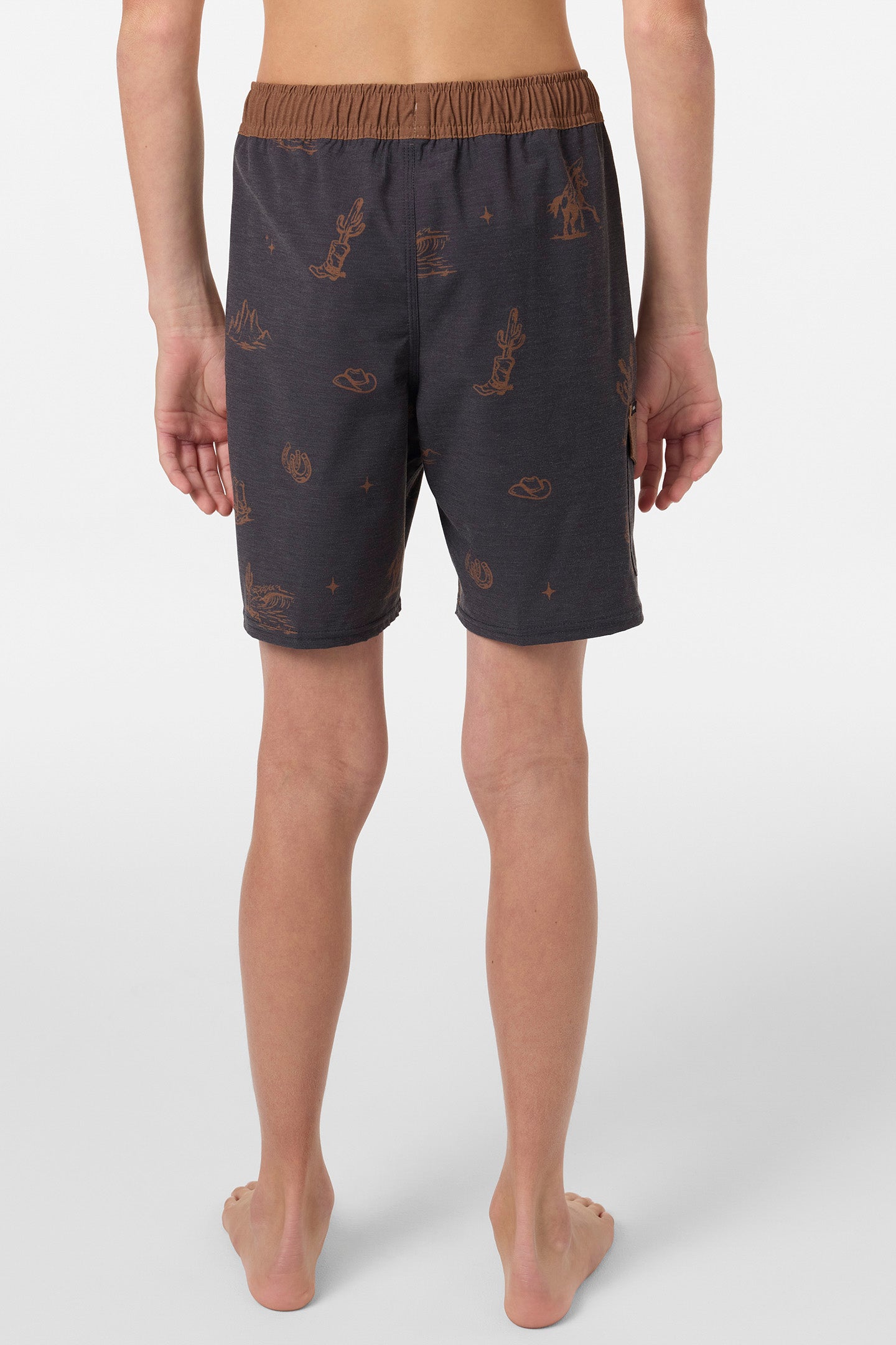 Boy's Hermosa Retro 16 Swim Trunks - Image 4