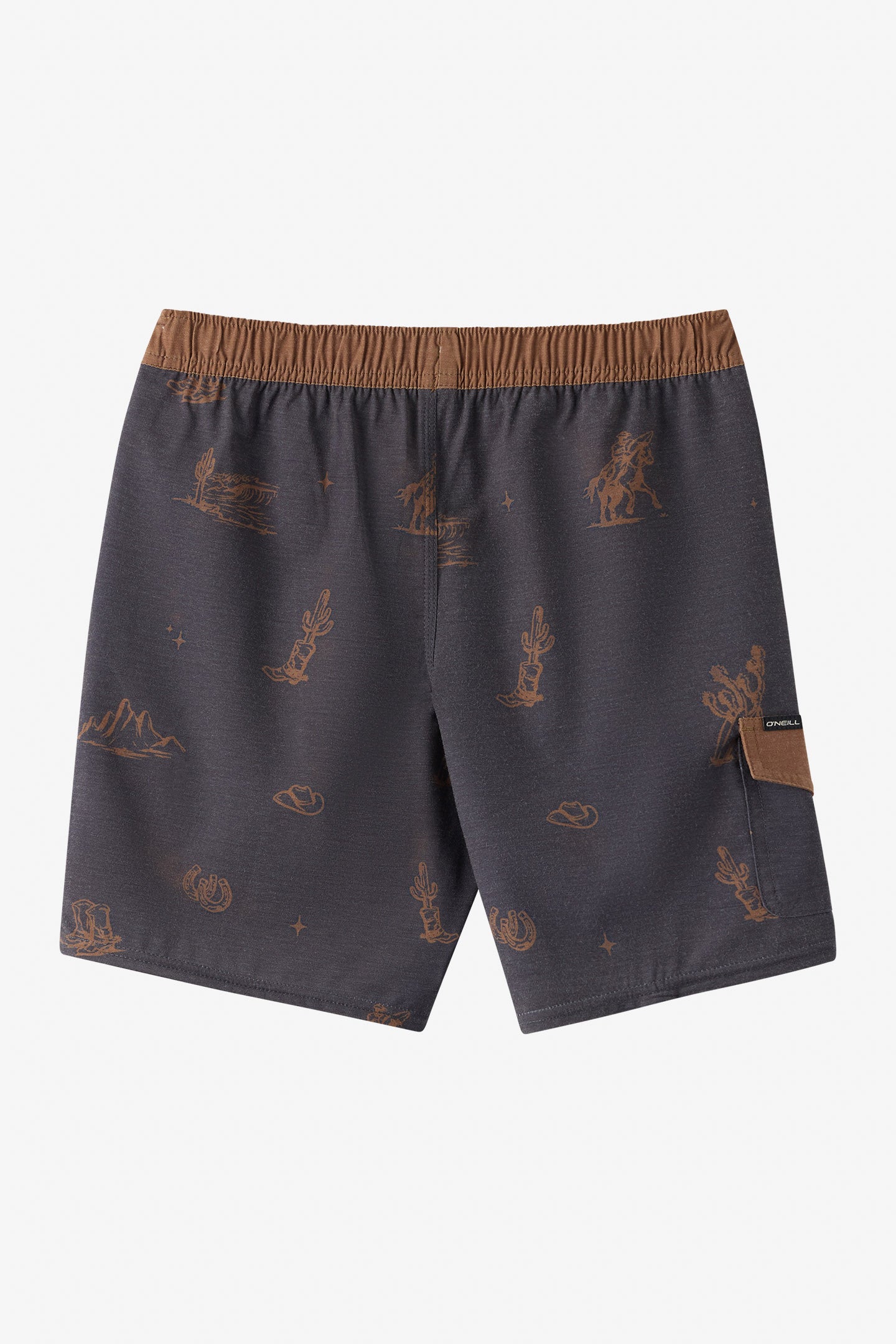 Boy's Hermosa Retro 16 Swim Trunks - Image 6
