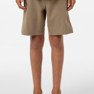 Boy's Reserve Light Check Elastic Waist 16 Hybrid Shorts