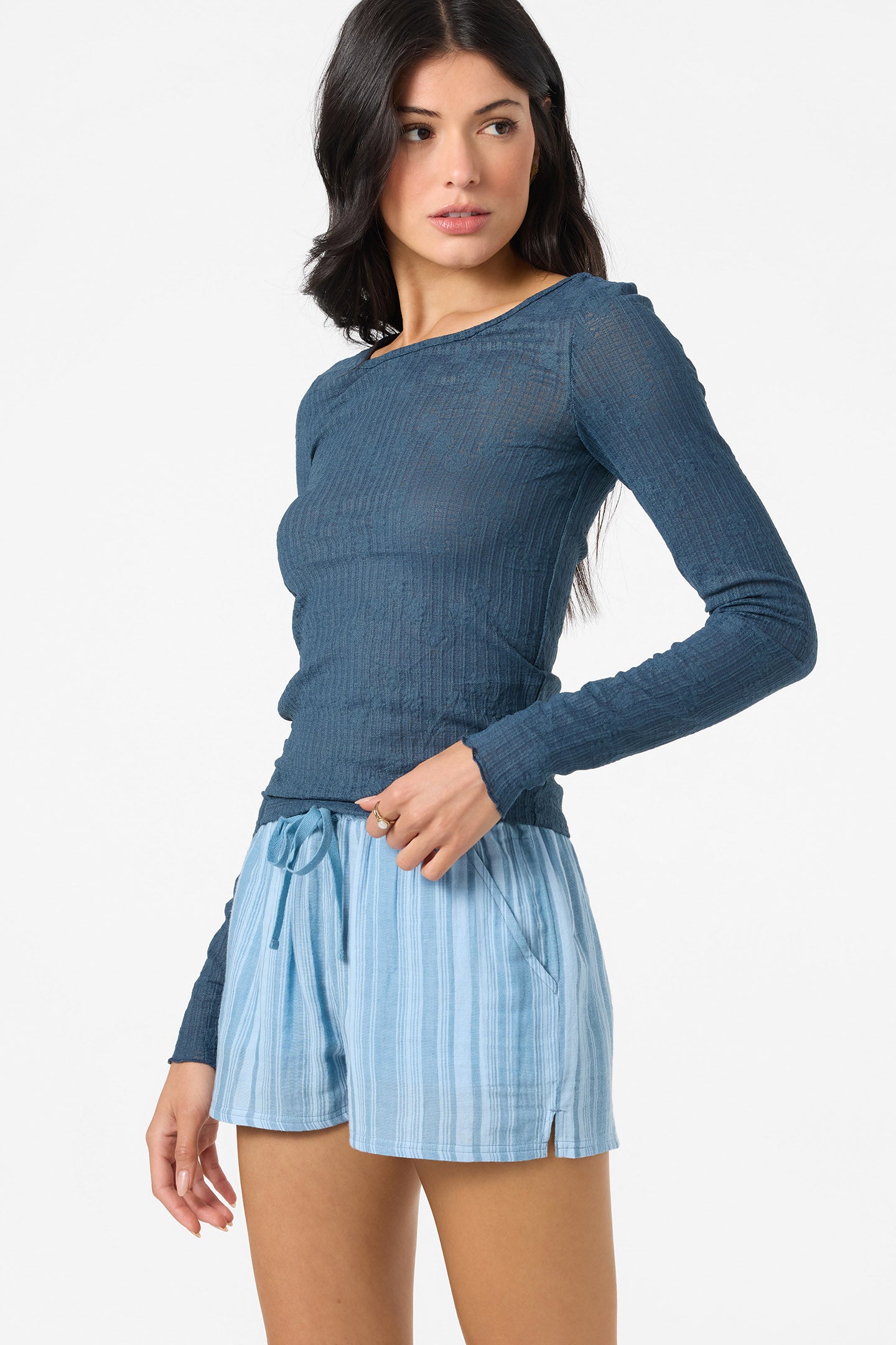 Marliz Lace Top Long Sleeve Top - Image 4