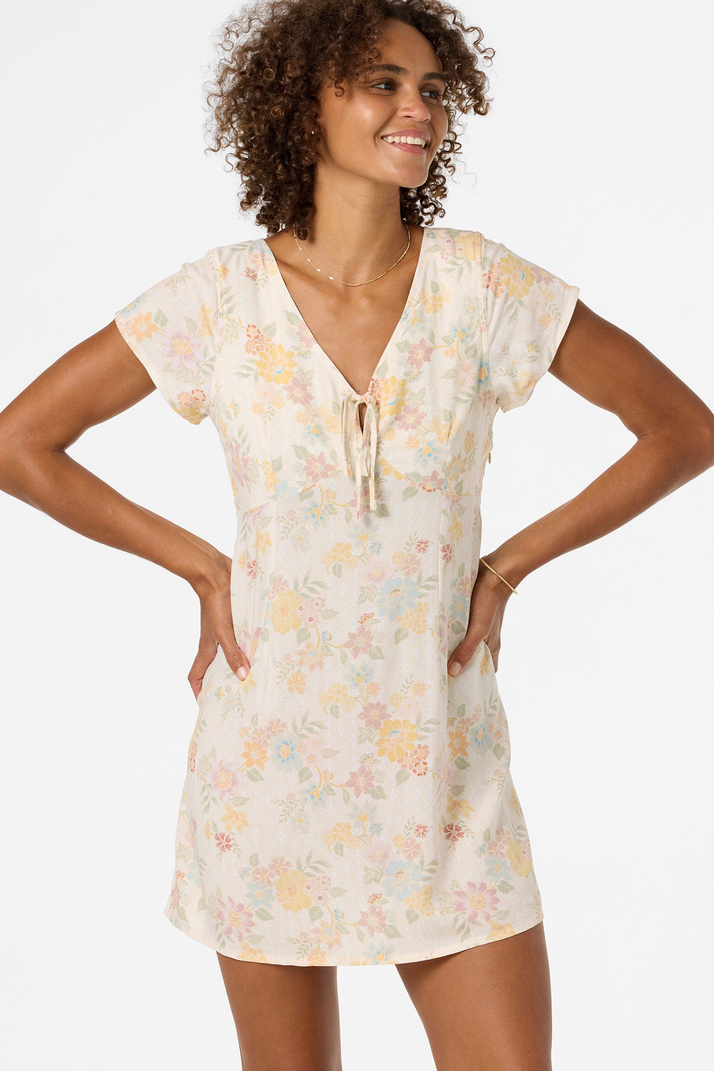 Robin Floral Mini Dress - Image 6