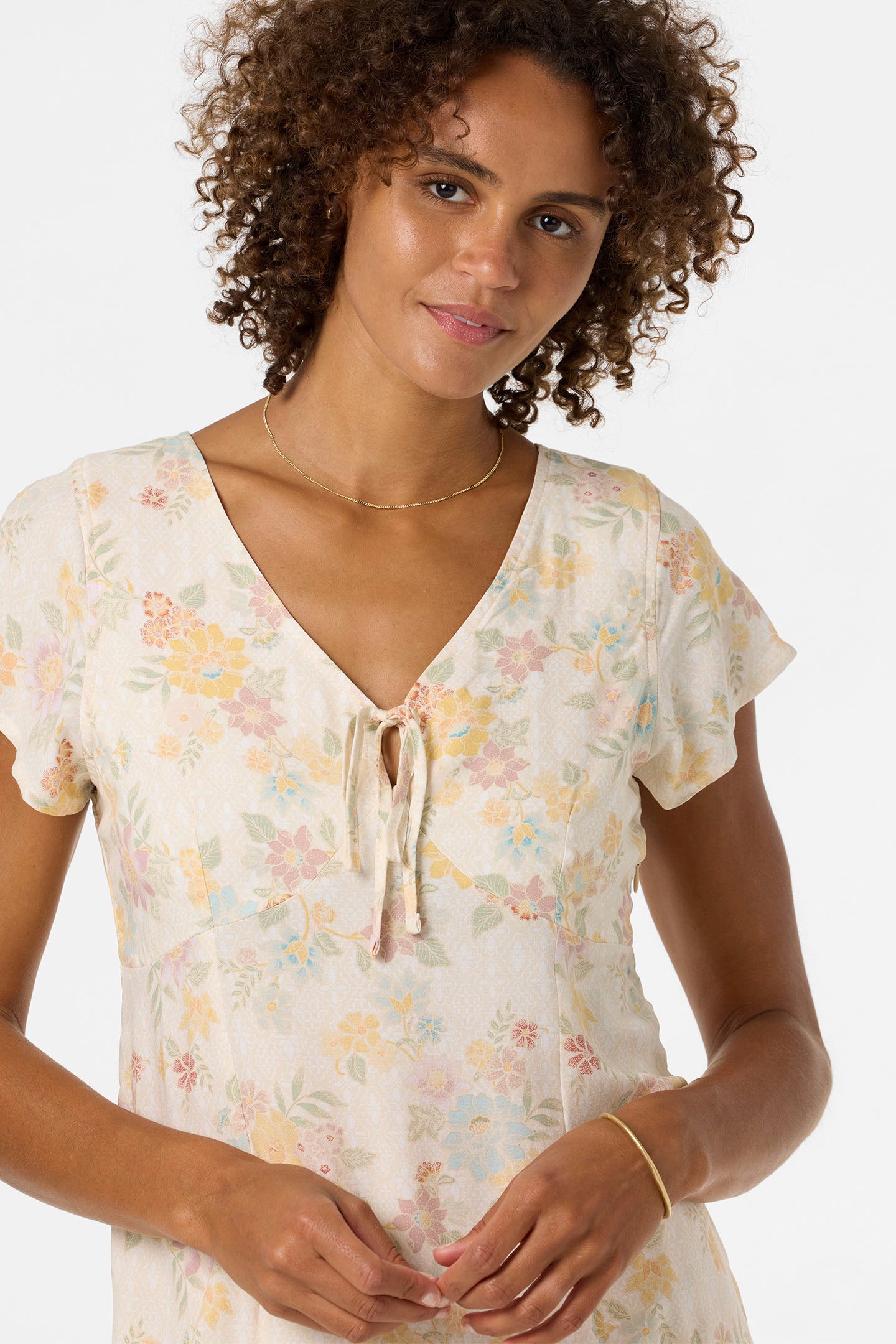 Robin Floral Mini Dress - Image 4