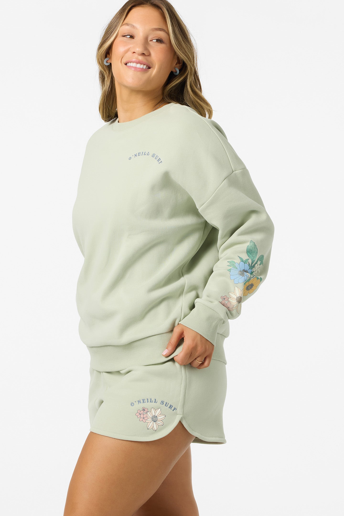 Petal Oversized Crew Neck Fleece - Image 6