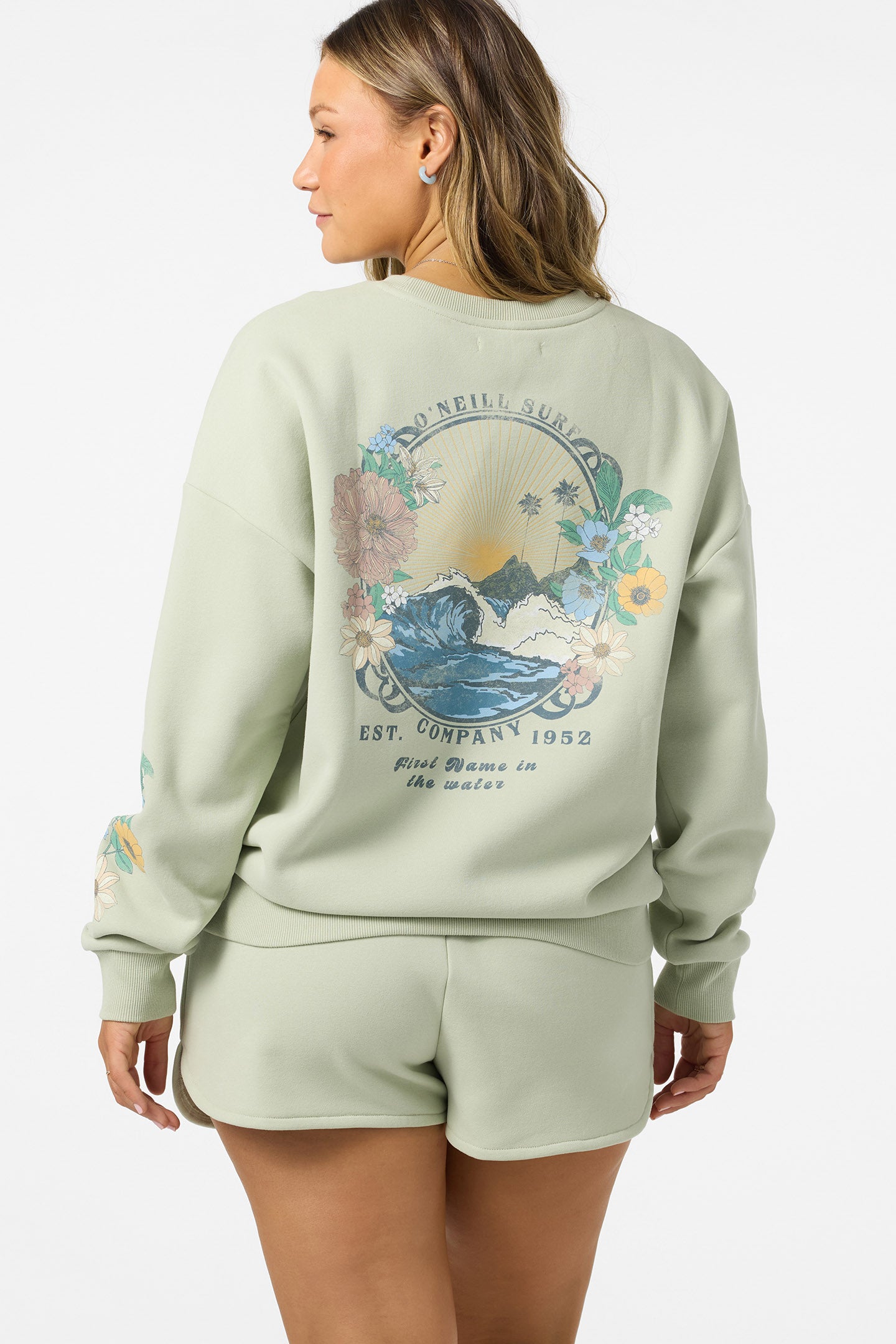 Petal Oversized Crew Neck Fleece - Image 7