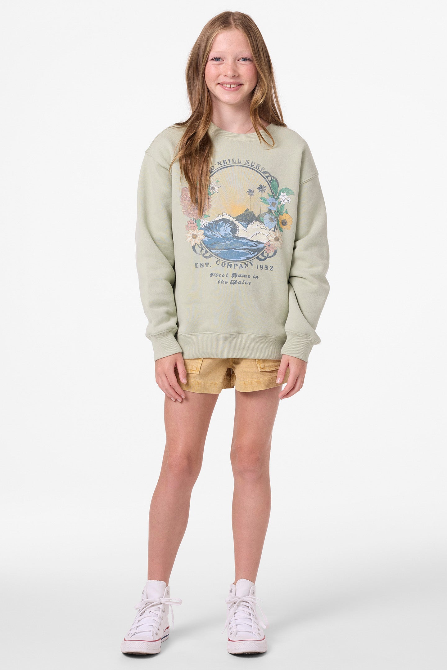 Girl's Skylar Crew Neck Fleece - Image 3