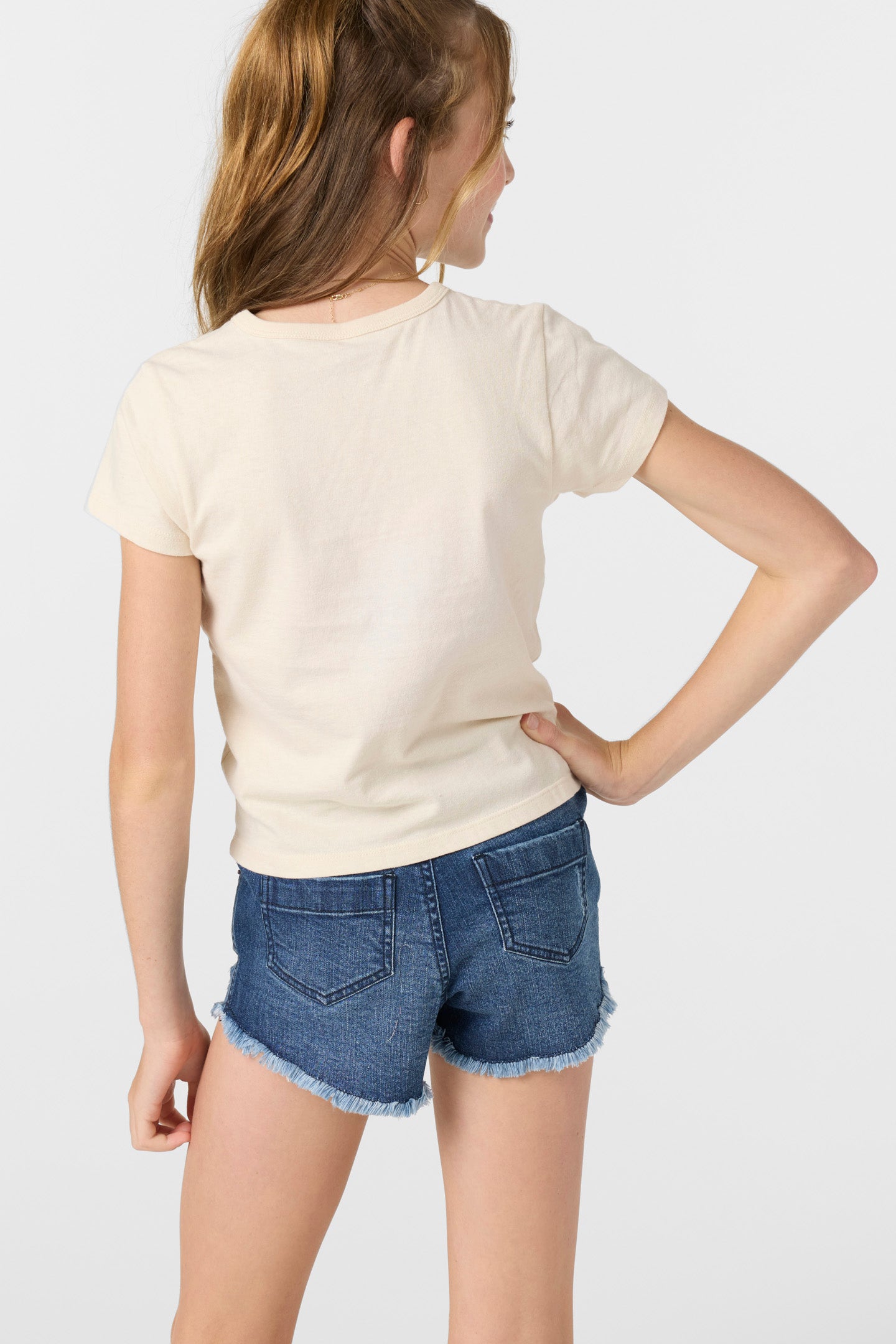 Girl's Aiden Denim Shorts - Image 2