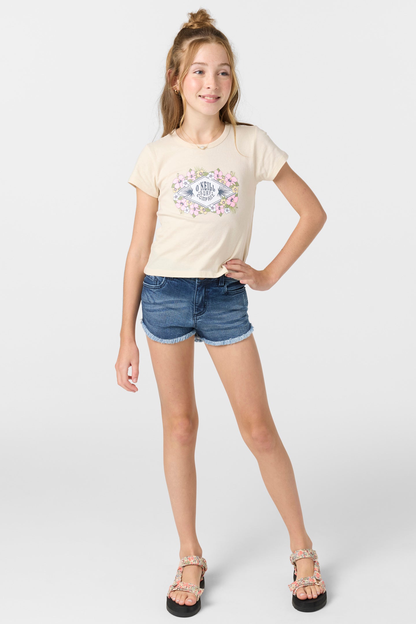 Girl's Aiden Denim Shorts - Image 3