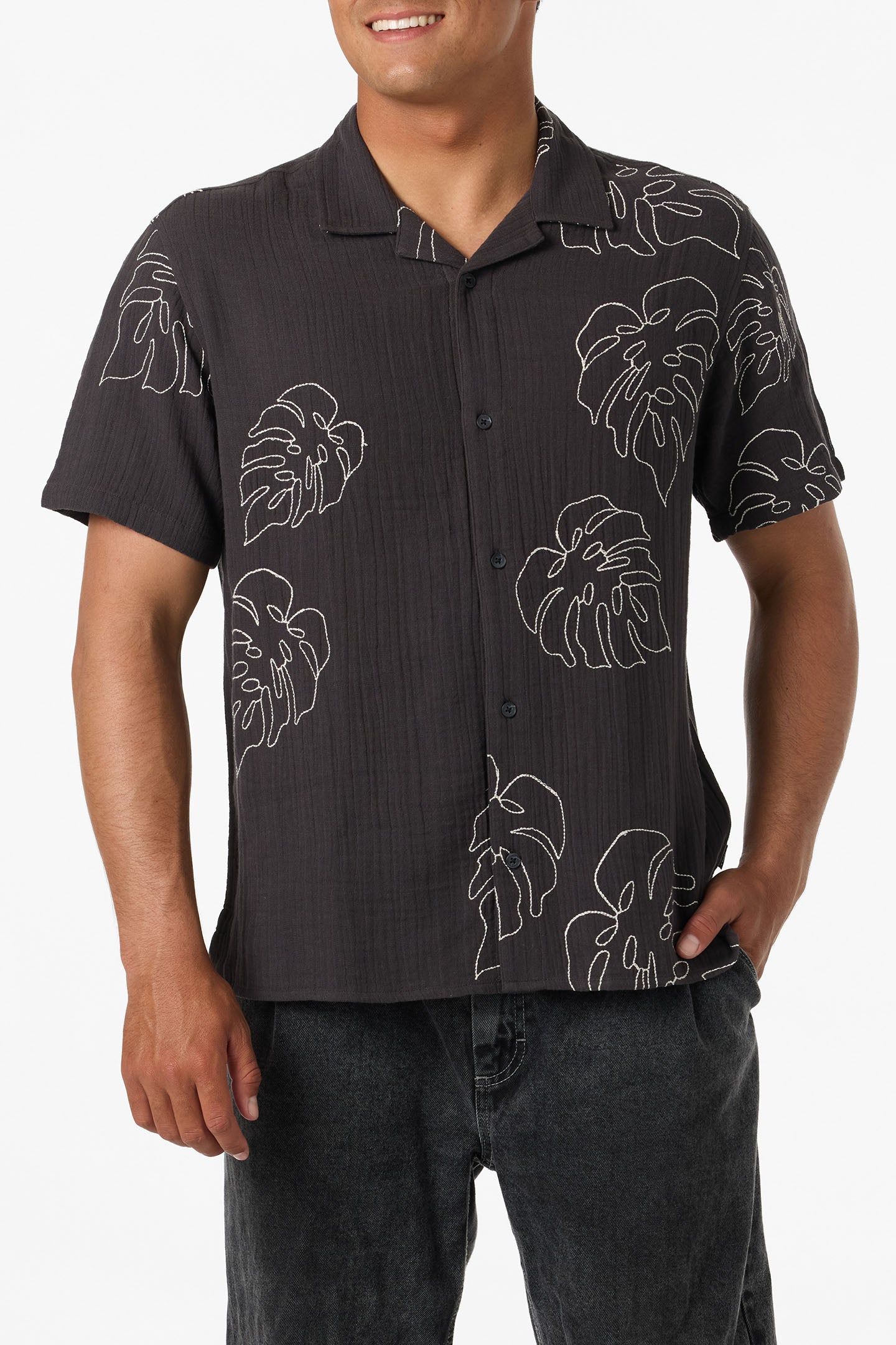 Pipeline Rodeo Monstera Shirt - Image 2